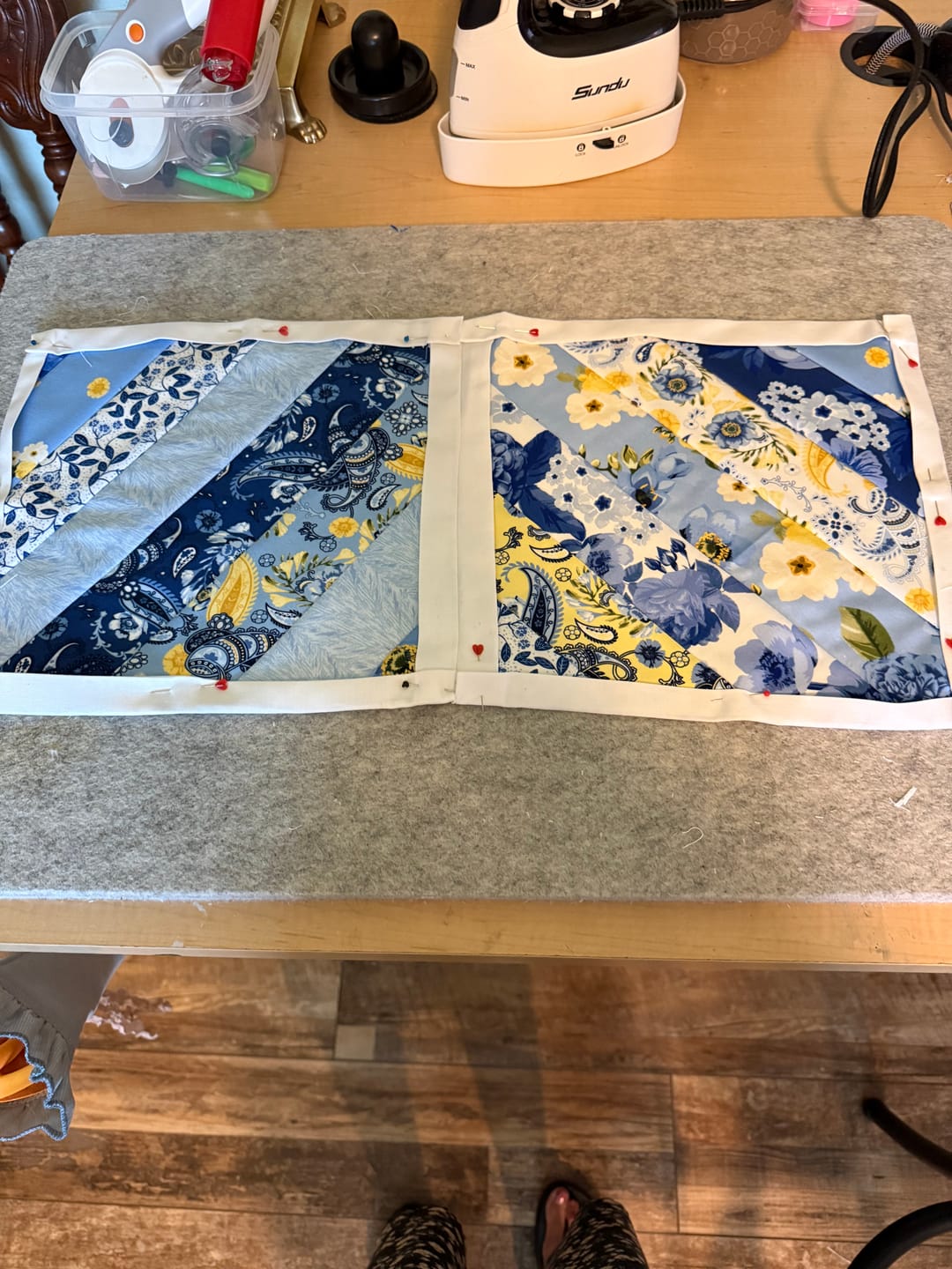 Customer photo review of True Fabrics - Sunshine Blooms - Precut Fabric