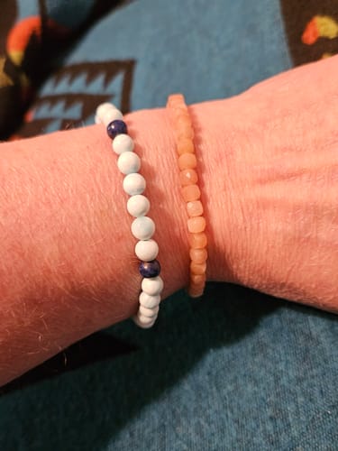 Customer photo review of Hemimorphite Bracelet 6.4-6.8mm