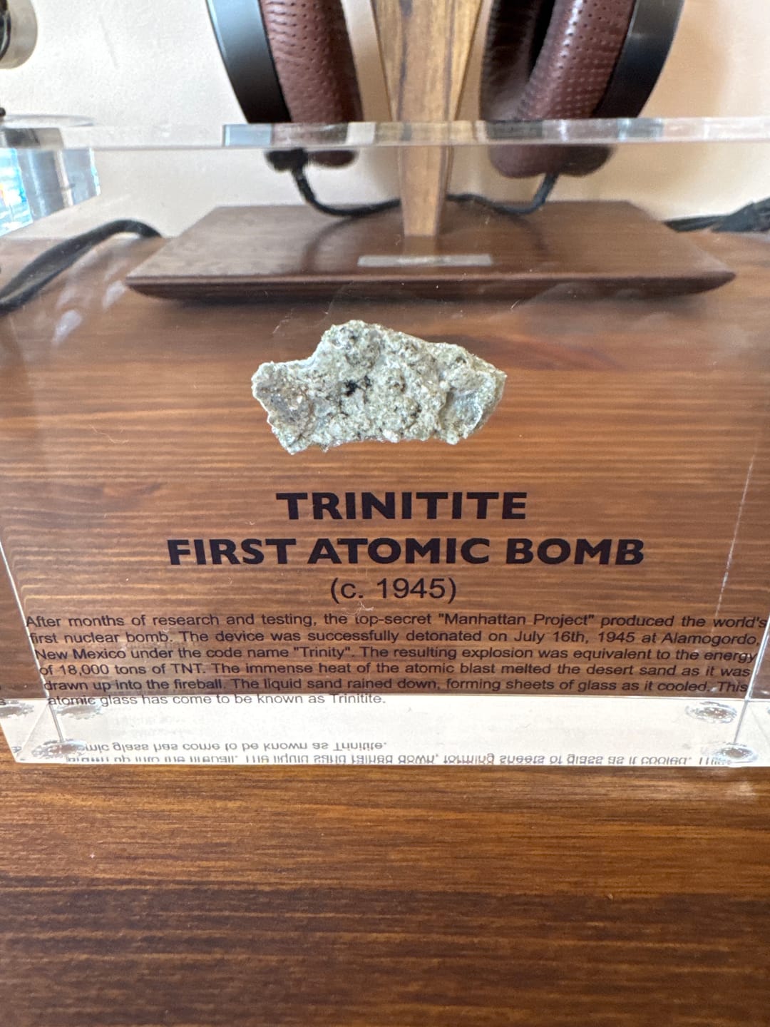 Customer photo review of Trinitite (First Atomic Bomb)
