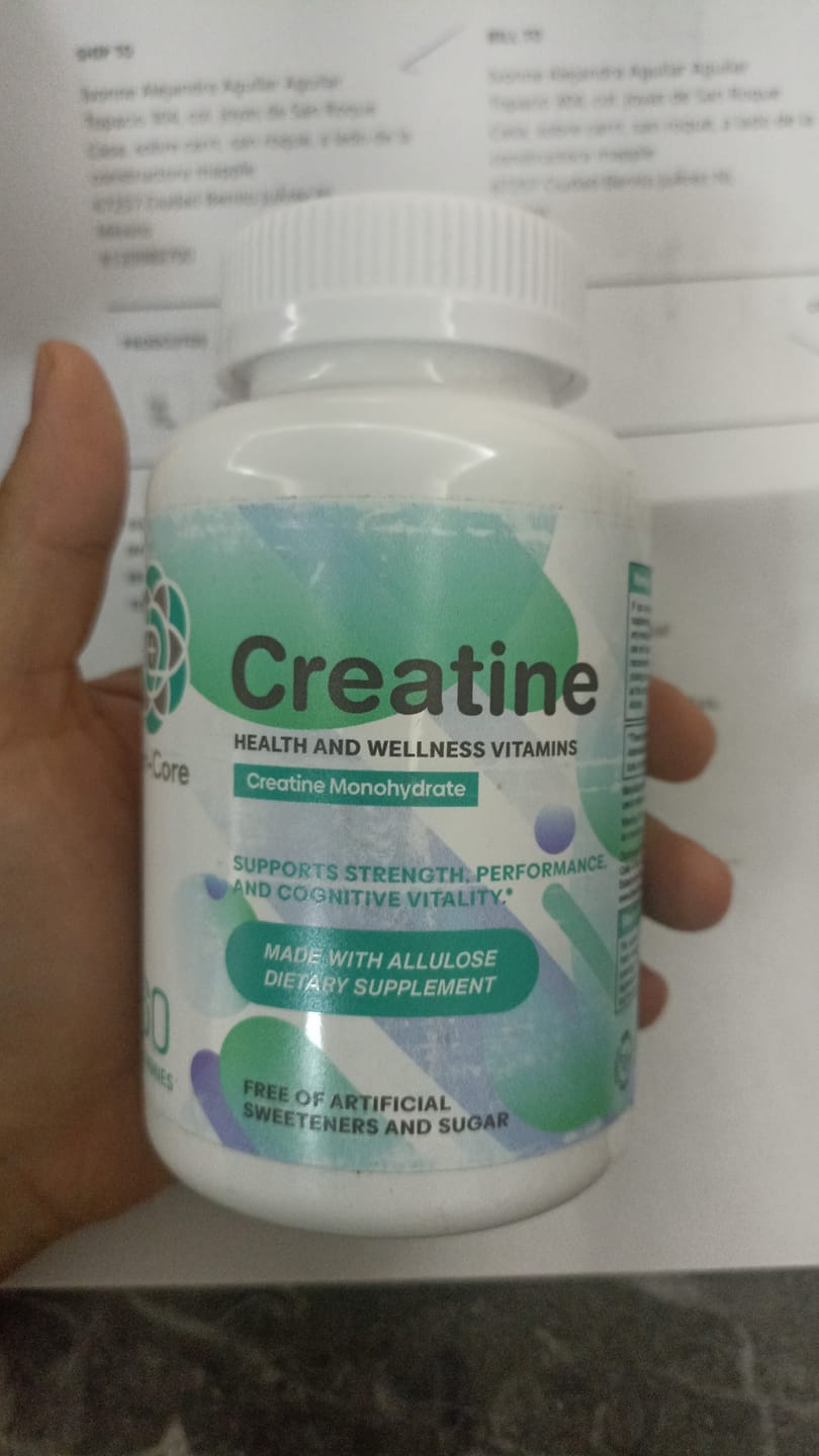 Customer photo review of CREATINE 60 GOMAS