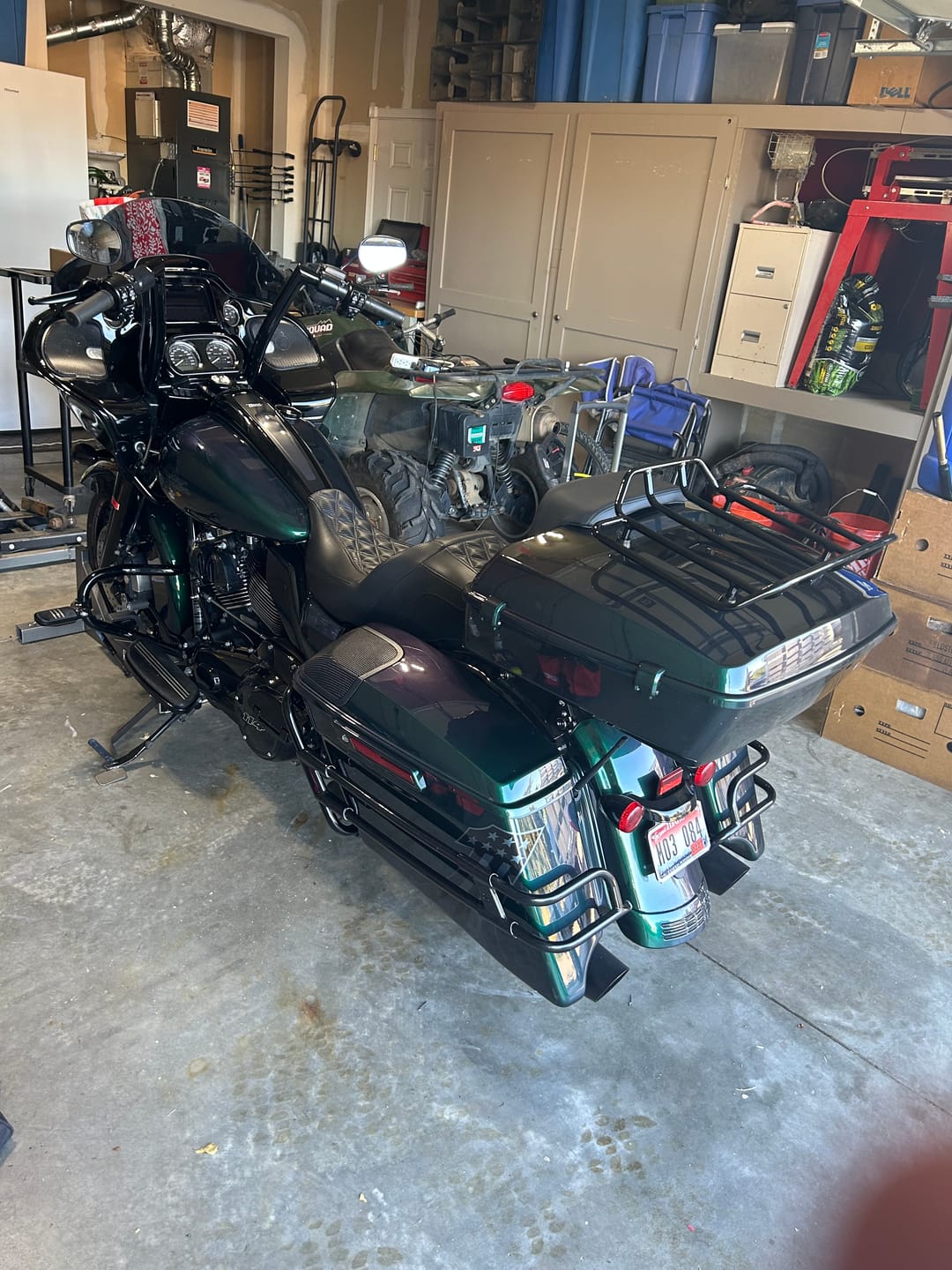 Customer photo review of Color Matched Detachable Chopped Tour Trunk Pack Trunk Luggage | Mocardine