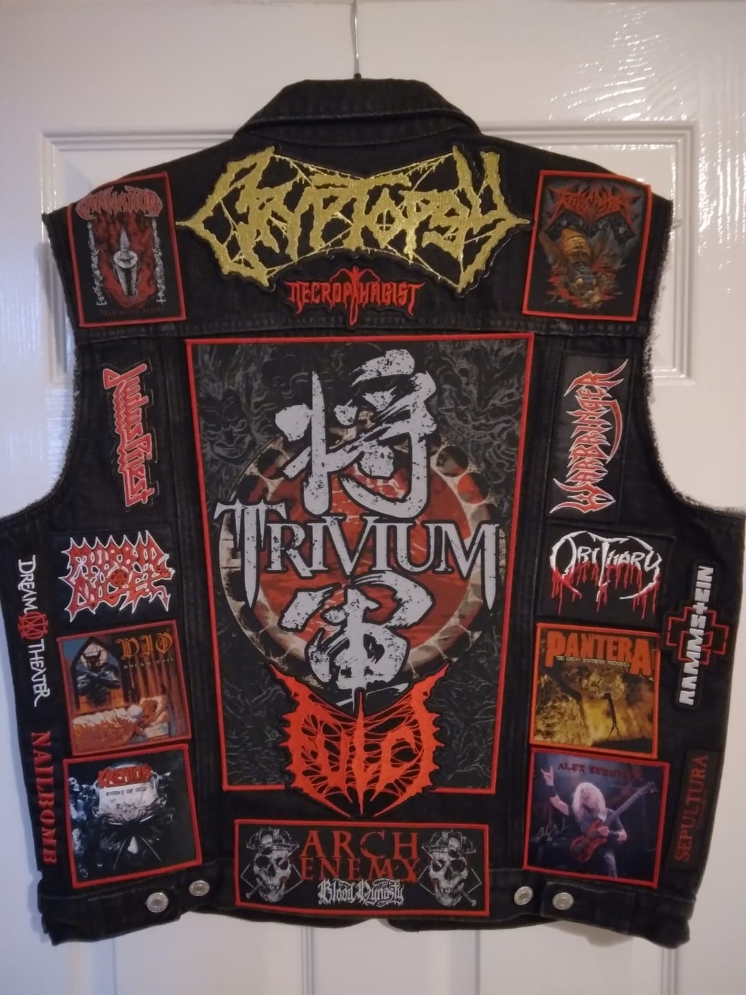 Customer photo review of Trivium - Shogun - Backpatch