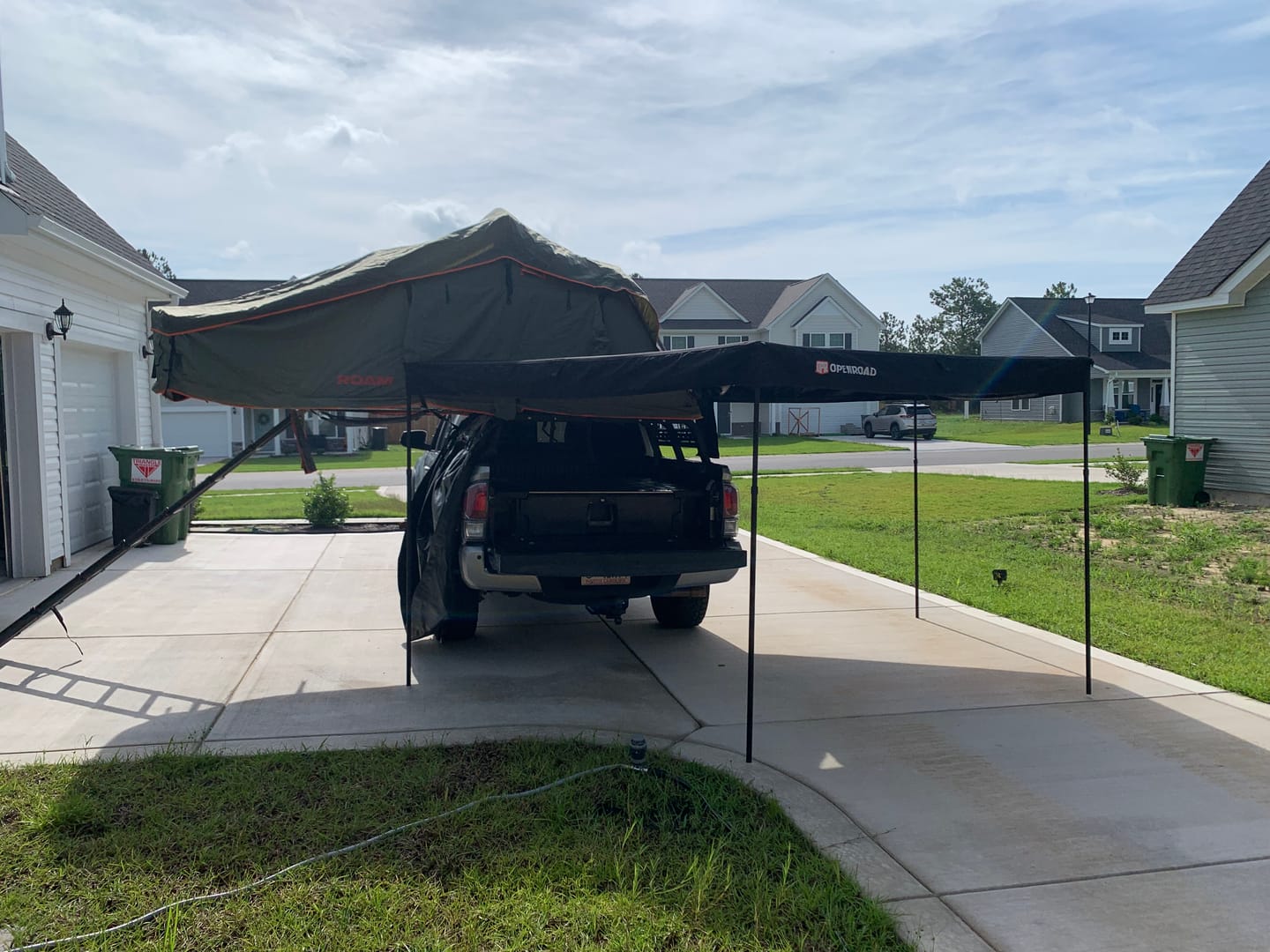 Customer photo review of OPENROAD  270 Free Standing Awning for Camping-Adventure Series
