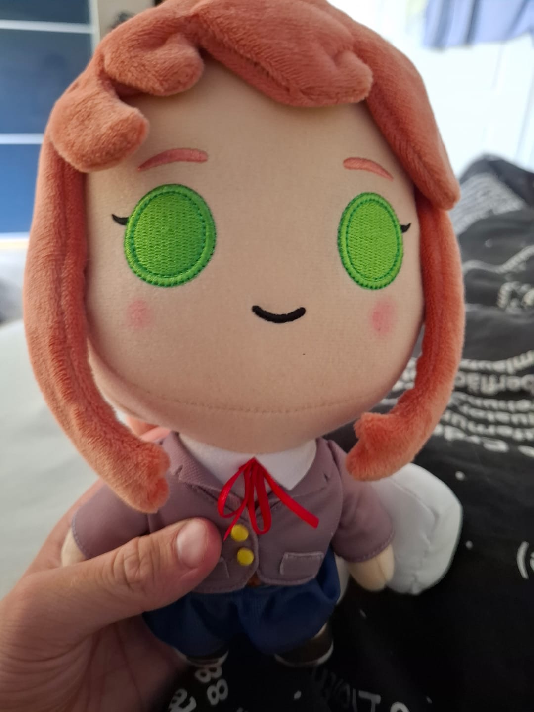 Customer photo review of Doki Doki Literature Club - Monika Collector's Plush