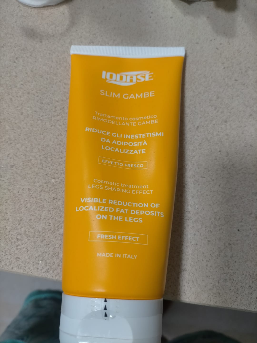 Customer photo review of Crema snellente e drenante gambe