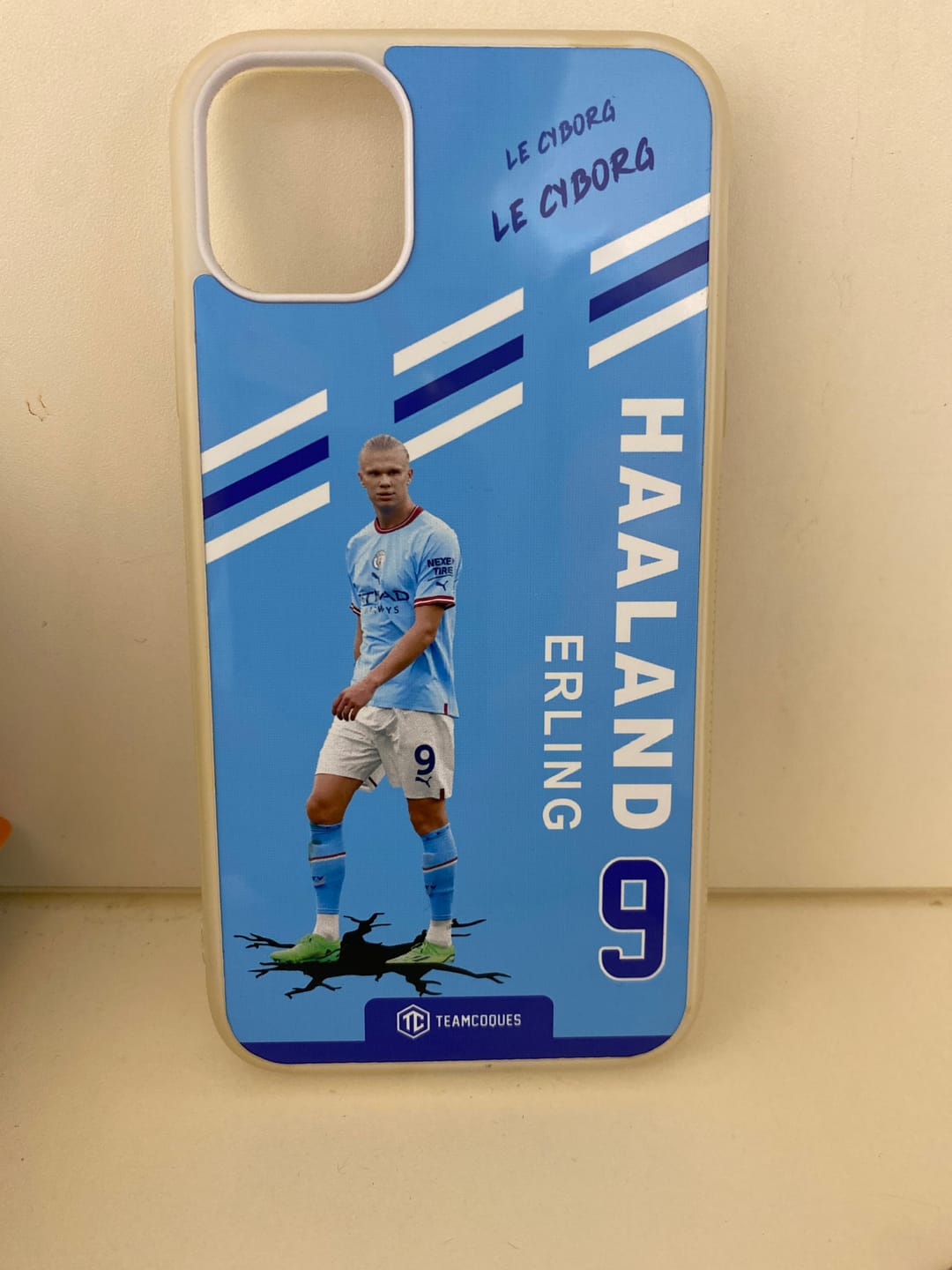 Customer photo review of Coque joueur ERLING HAALAND HALAND MANCHESTER MAN CITY - TEAMCOQUES