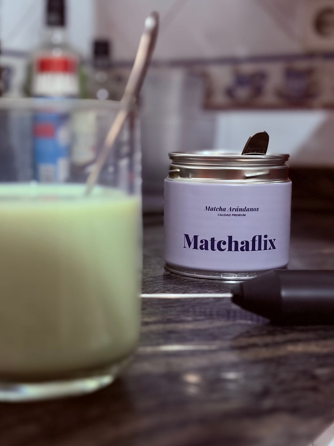 Customer photo review of Té Matcha Premium Arándanos