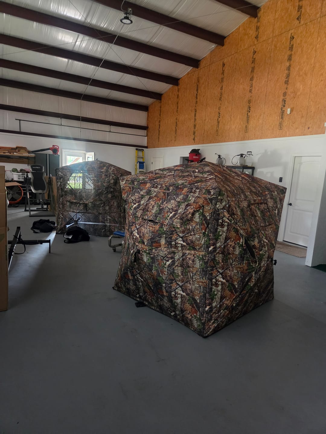 Customer photo review of FLASH SALE Vis360 See Through Silent 4 Full Panels Deer Hunting Blind
