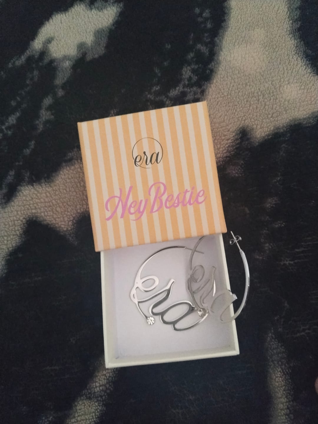 Customer photo review of Silver Era Logo Hoops