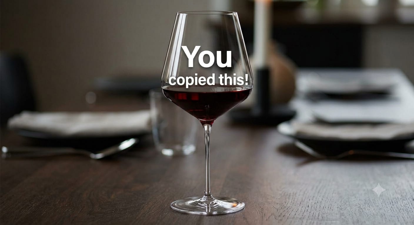 Customer photo review of Champagne Glass