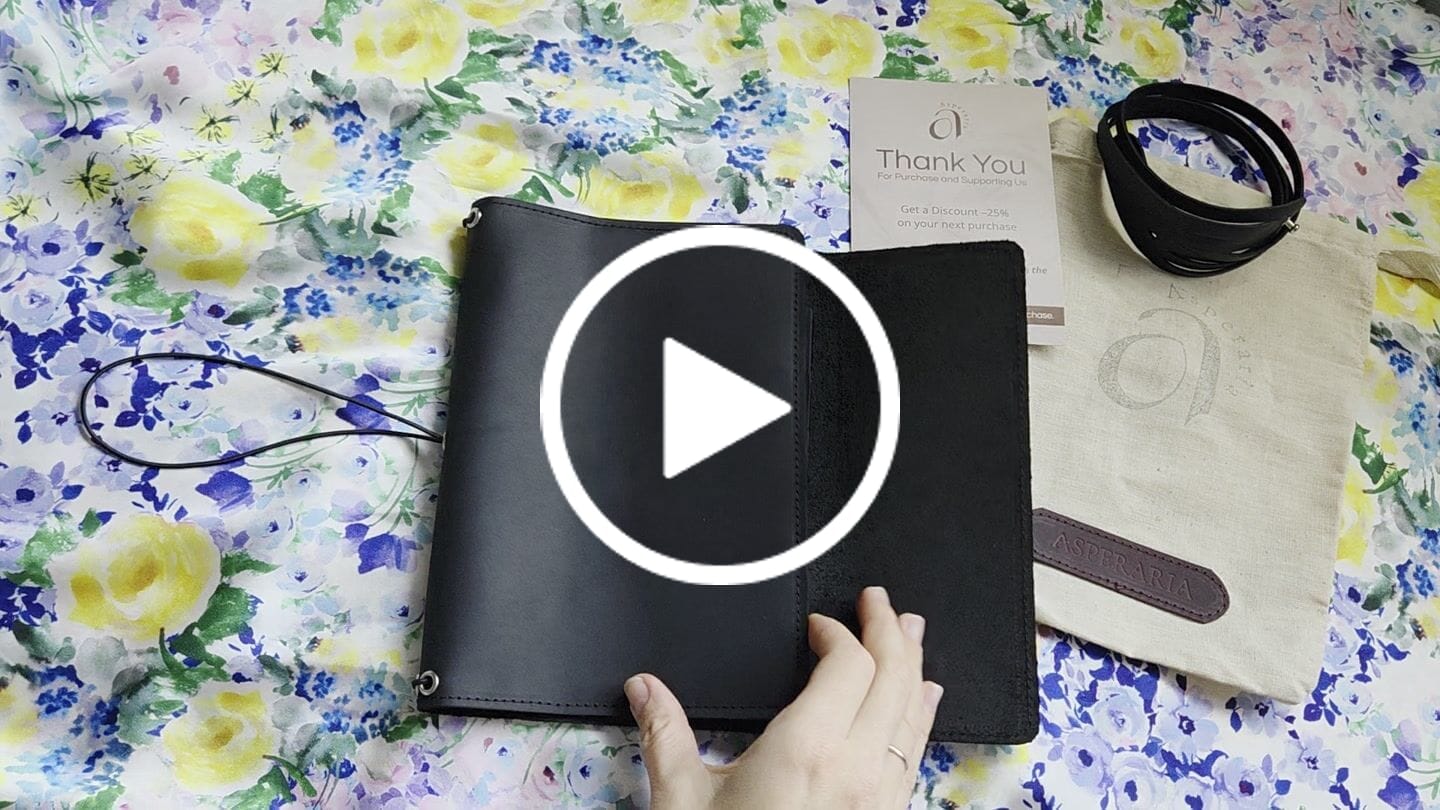 Customer video review of Mystery A5 Journal Cover