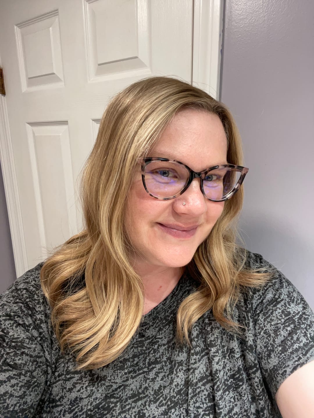 Customer photo review of Soft Light Brunette // Clingy Fibers