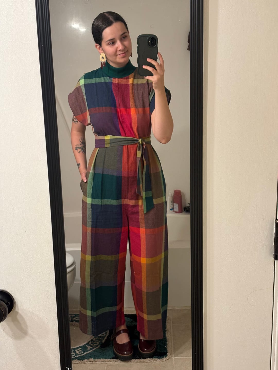 Customer photo review of COMFY JUMPER | MADRAS CHEX