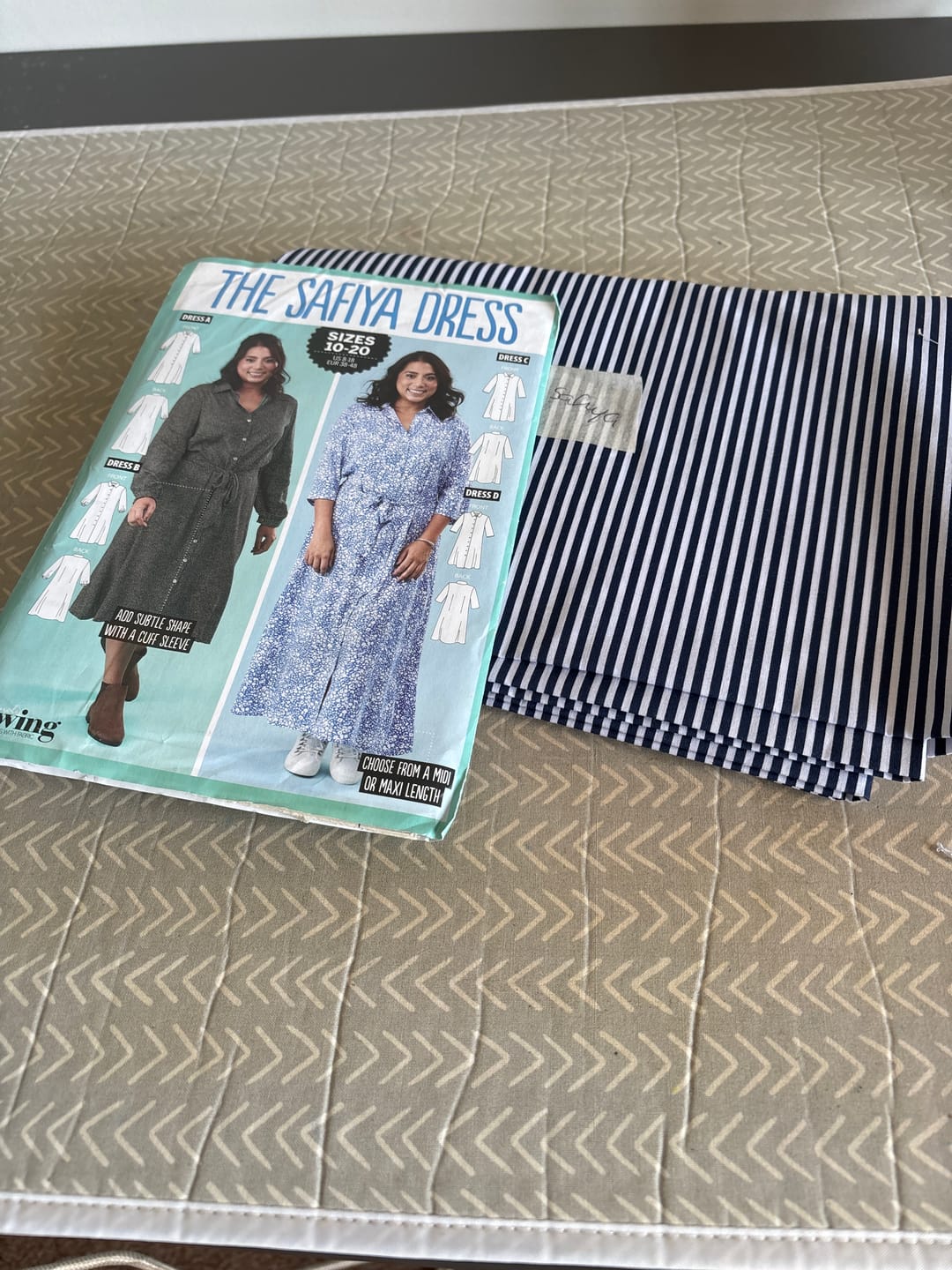 Customer photo review of Candy Stripes Polycotton Fabric