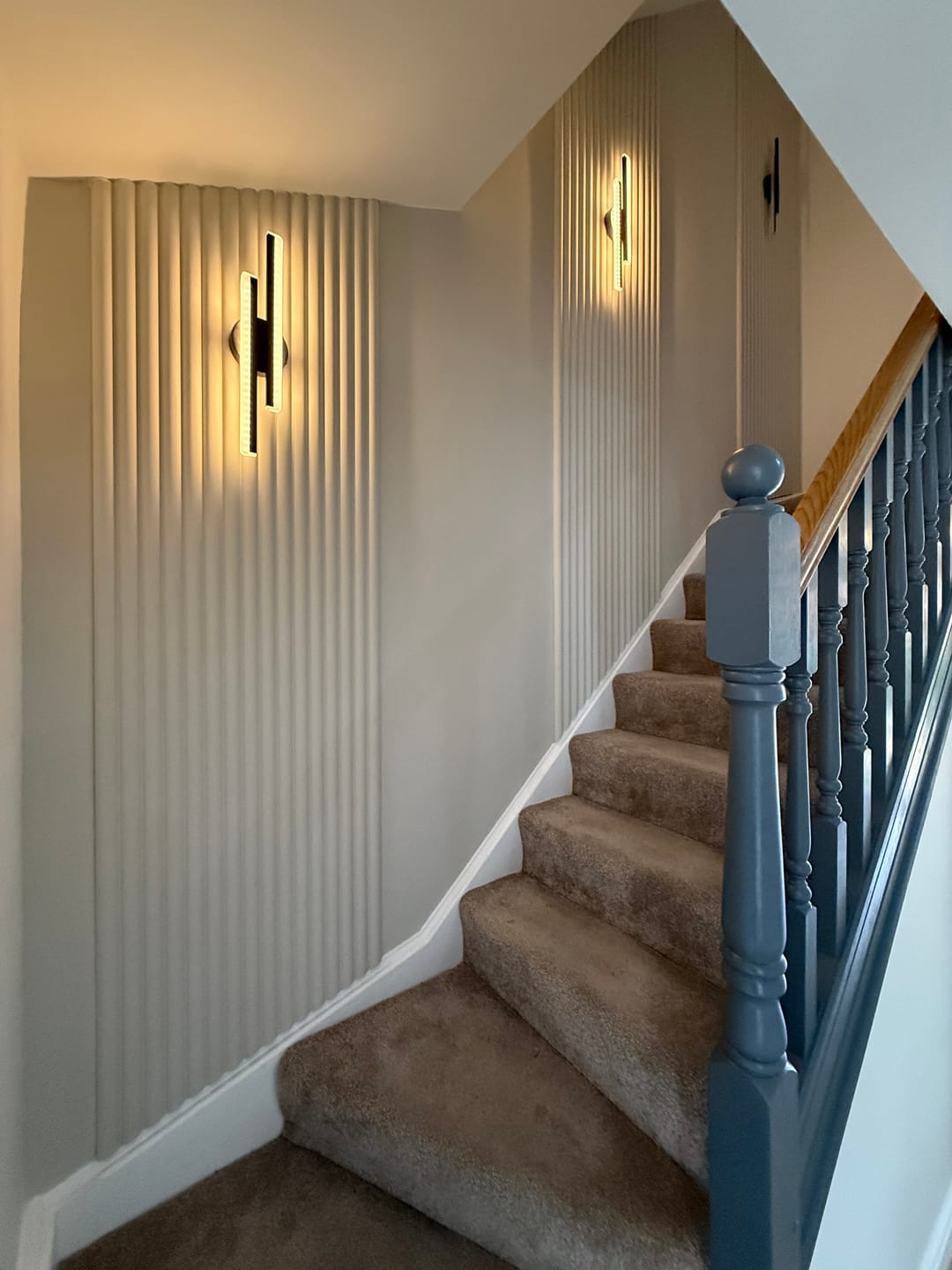 Customer photo review of Paintable MDF Wall Panel 240cm x 60cm