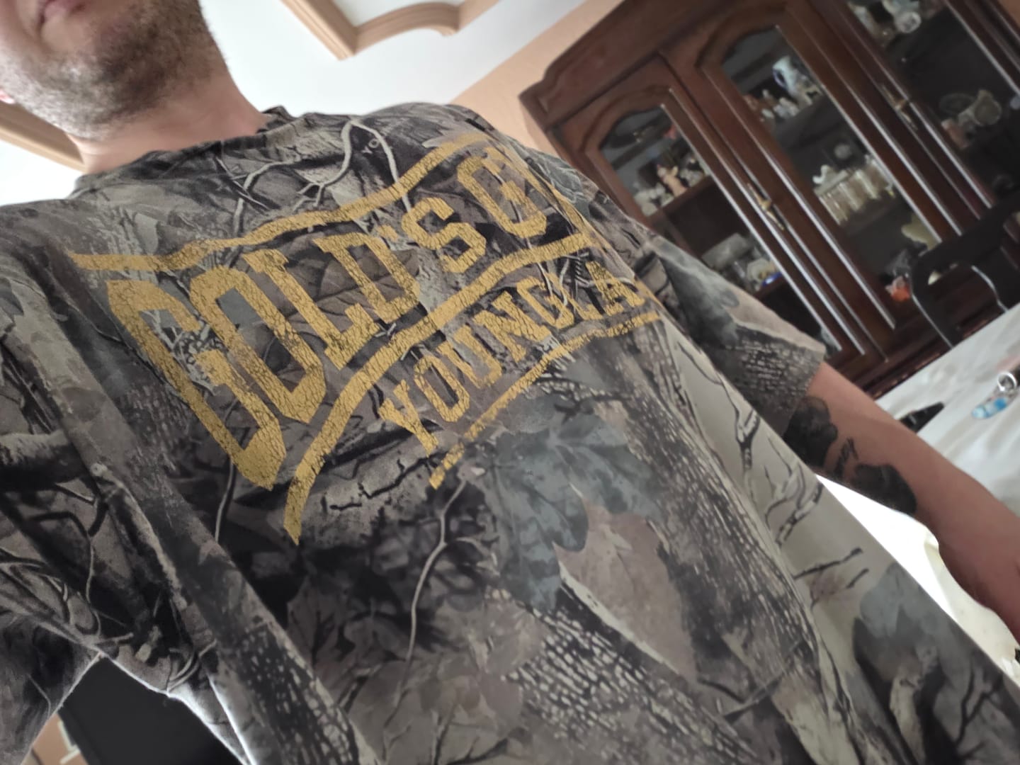 Customer photo review of 4248 - Gold's Iron Legacy Huge Tees