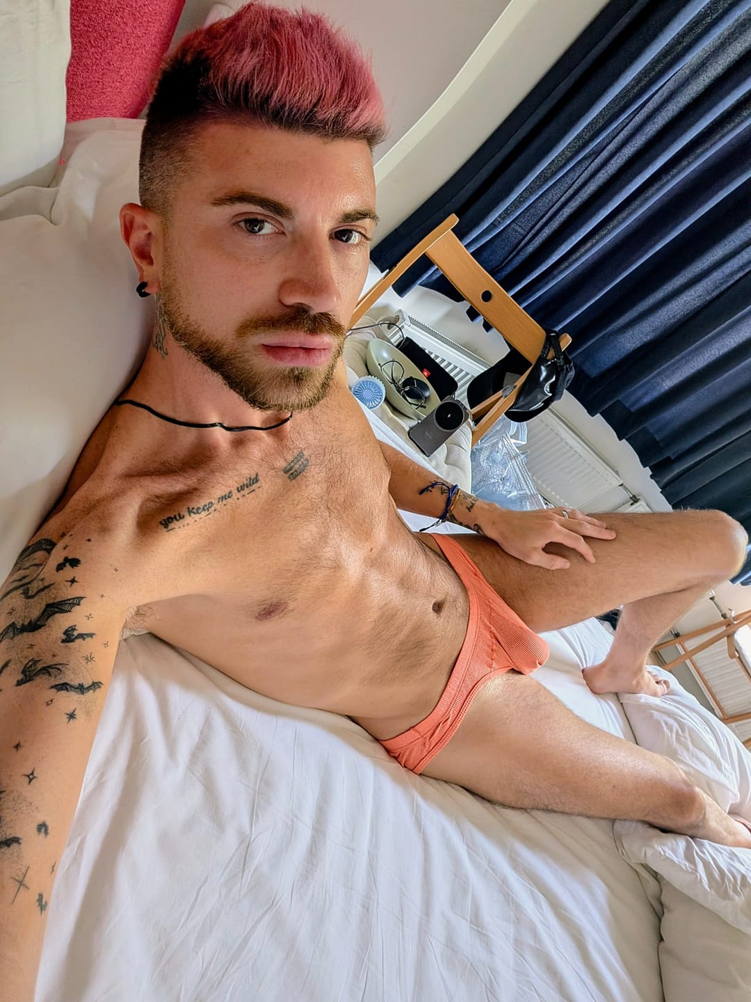 Customer photo review of 3 Pack Men's Sexy Threaded U-Shaped Briefs