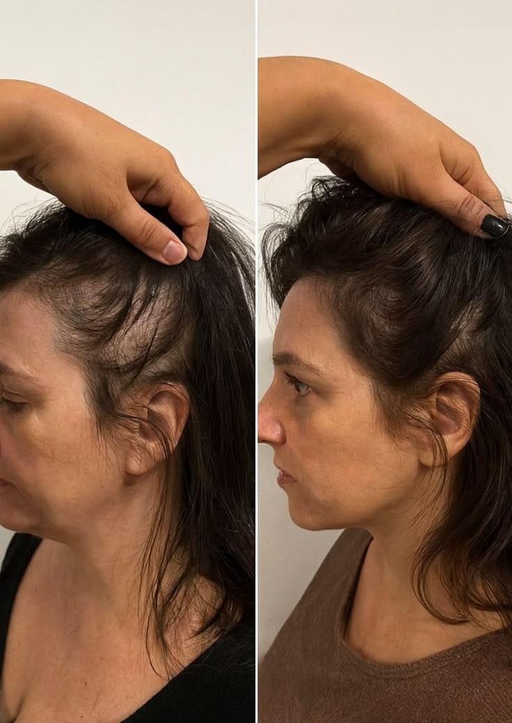 Customer photo review of ערכת צמיחת שיער מחדש