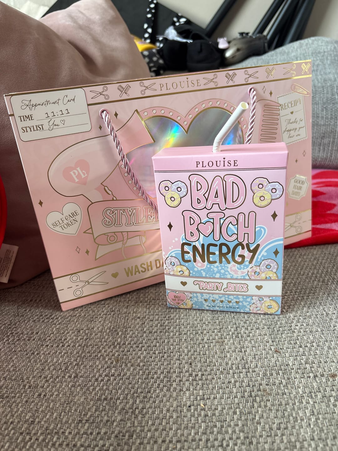 Customer photo review of Bad Bitch Energy Lip Conditioner & Oil Duo