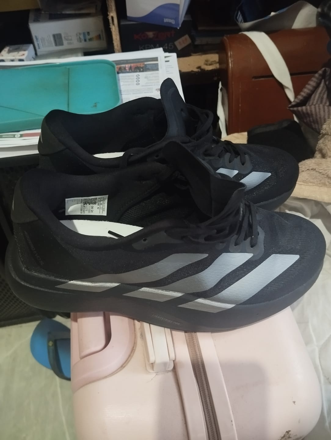Customer photo review of Adizero Evo SL CoreBlack / Iron Mettalic - AZS