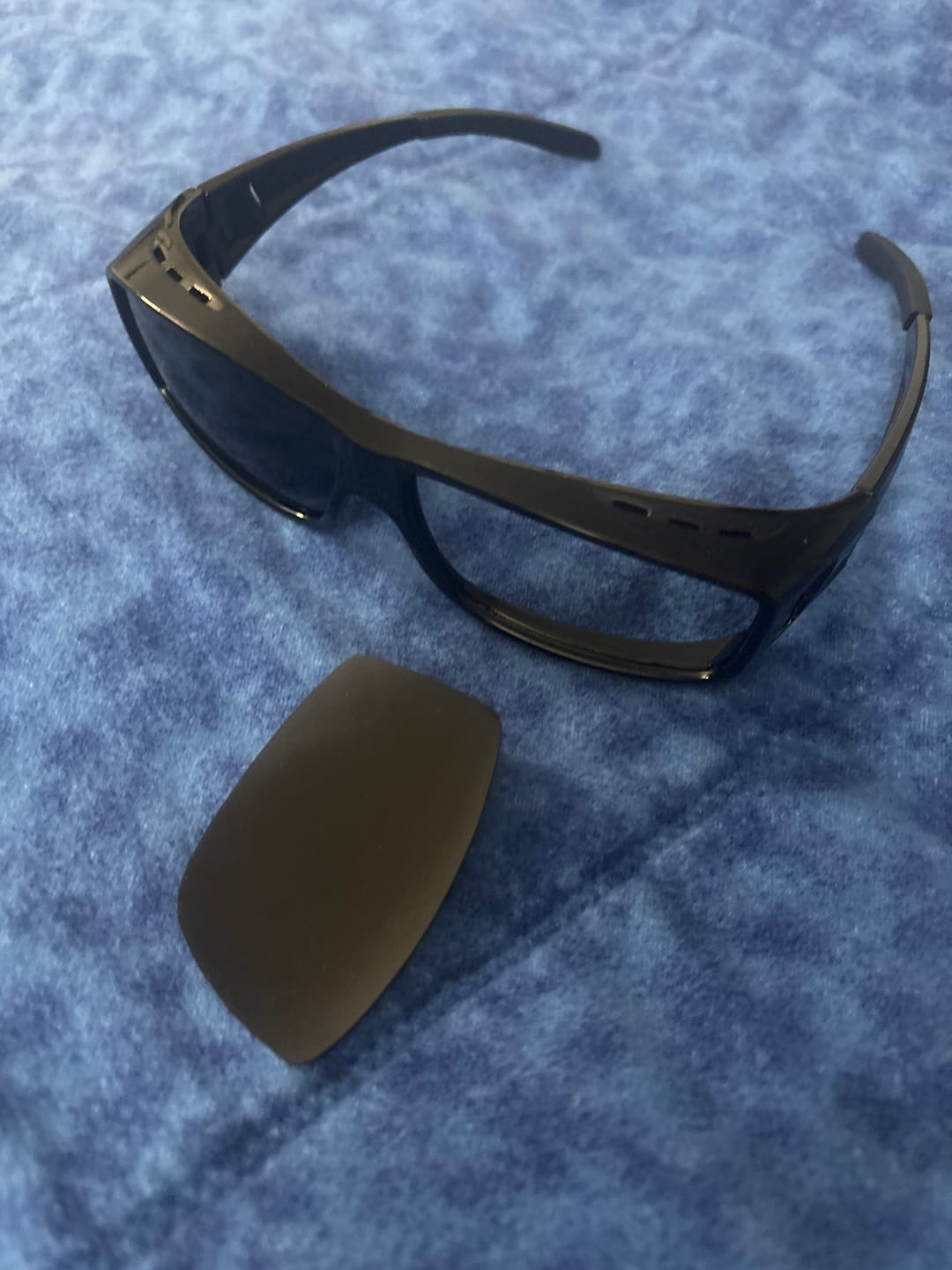 Customer photo review of OverShade™ Polarized Fit-Over Sunglasses