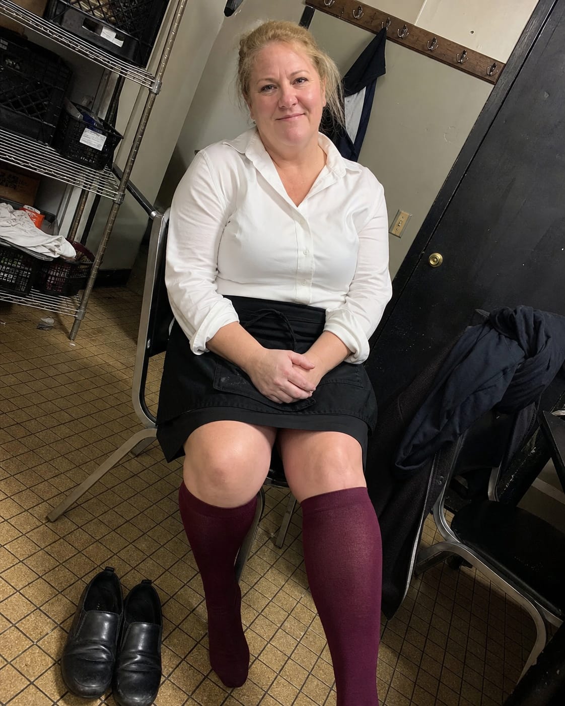 Customer photo review of Original Wide Compression Socks