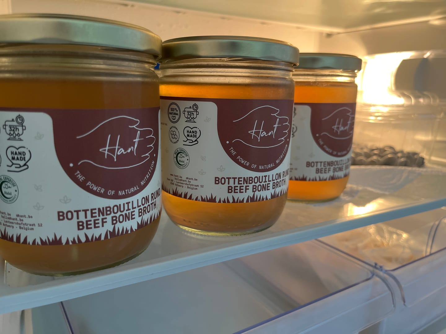Customer photo review of Bottenbouillon - Rund - Bone Broth - Halal - Collageen - 400mL