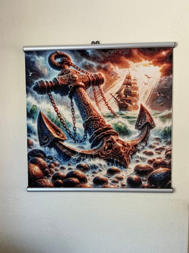 Customer photo review of 5D Diamond Painting – Anker der Legenden