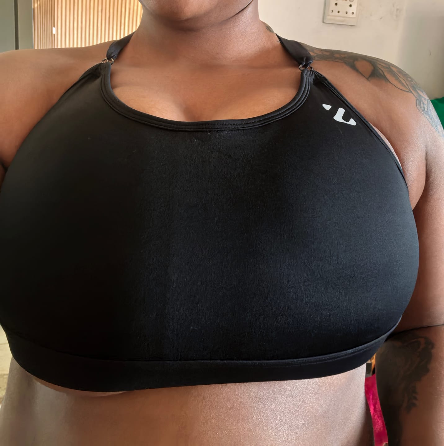 Customer photo review of High Impact Full Support Sports Bra