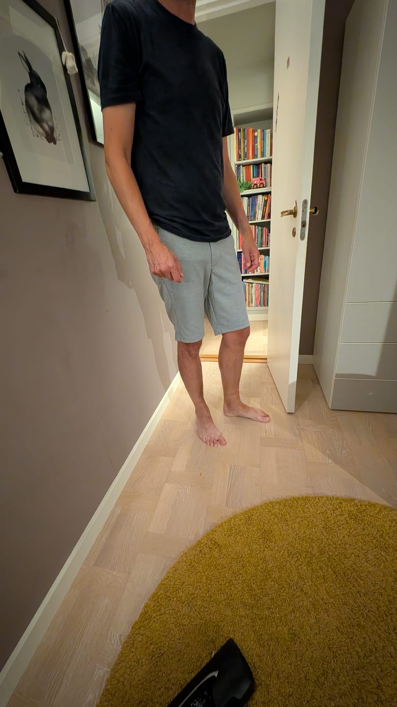 Customer photo review of Performance Shorts - Drizzle