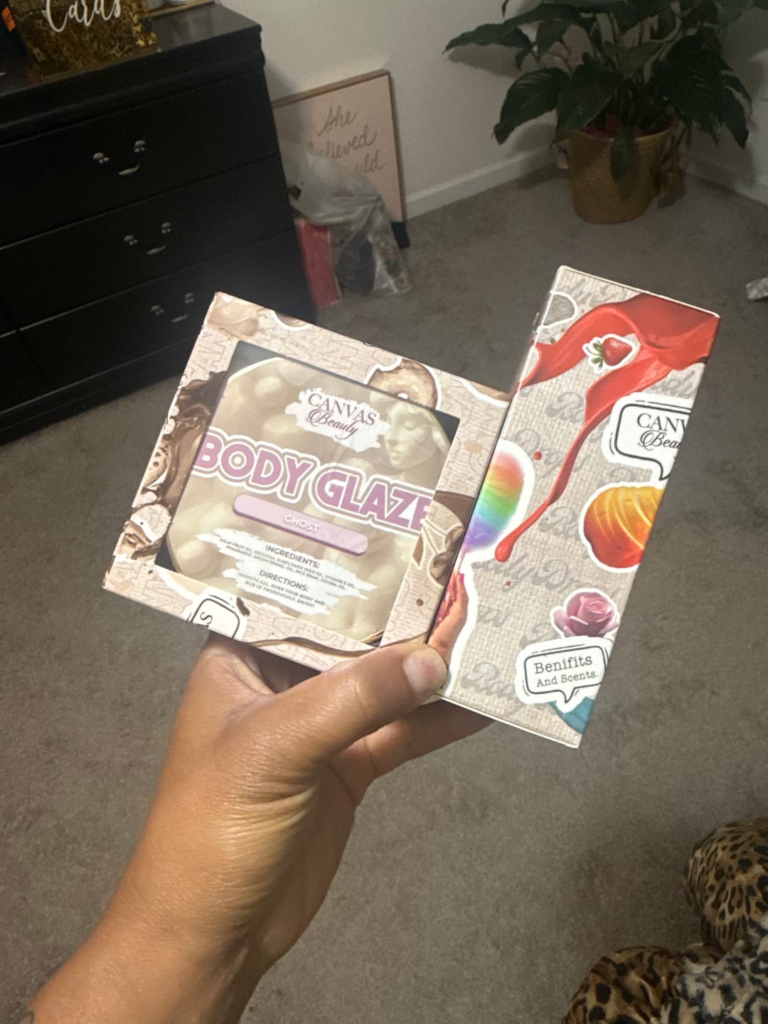 Customer photo review of (NEW) BODY GLAZE: GHOST.