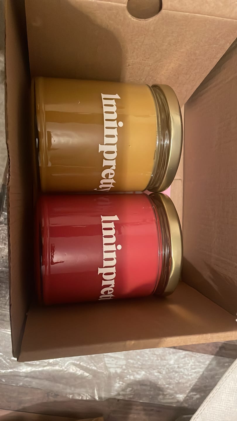 Customer photo review of Kit de 2 tarros de cera con envío gratis mx