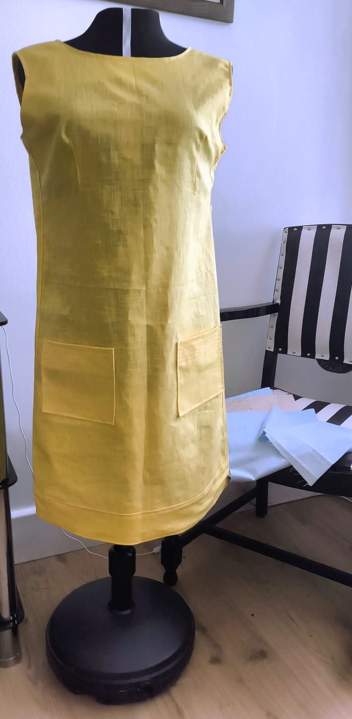 Customer photo review of Washed Linen Blend Fabric