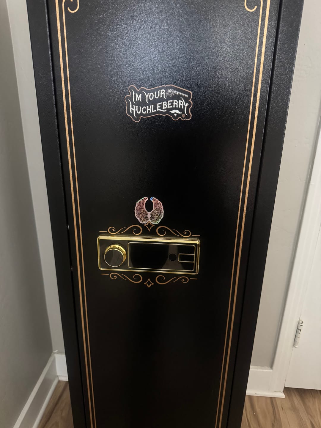 Customer photo review of I'm your Huckleberry Decal