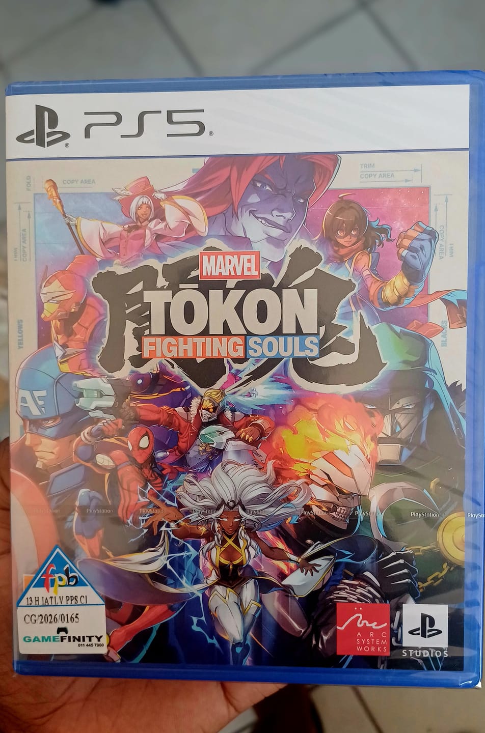Customer photo review of MARVEL Tokon: Fighting Souls (PS5)