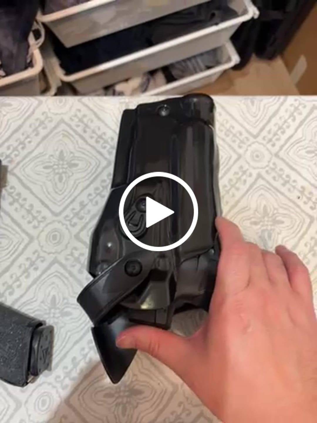 Customer video review of Safariland 6360RDSO Level 3 Retention Duty Holster - Sig Sauer (Right Hand)