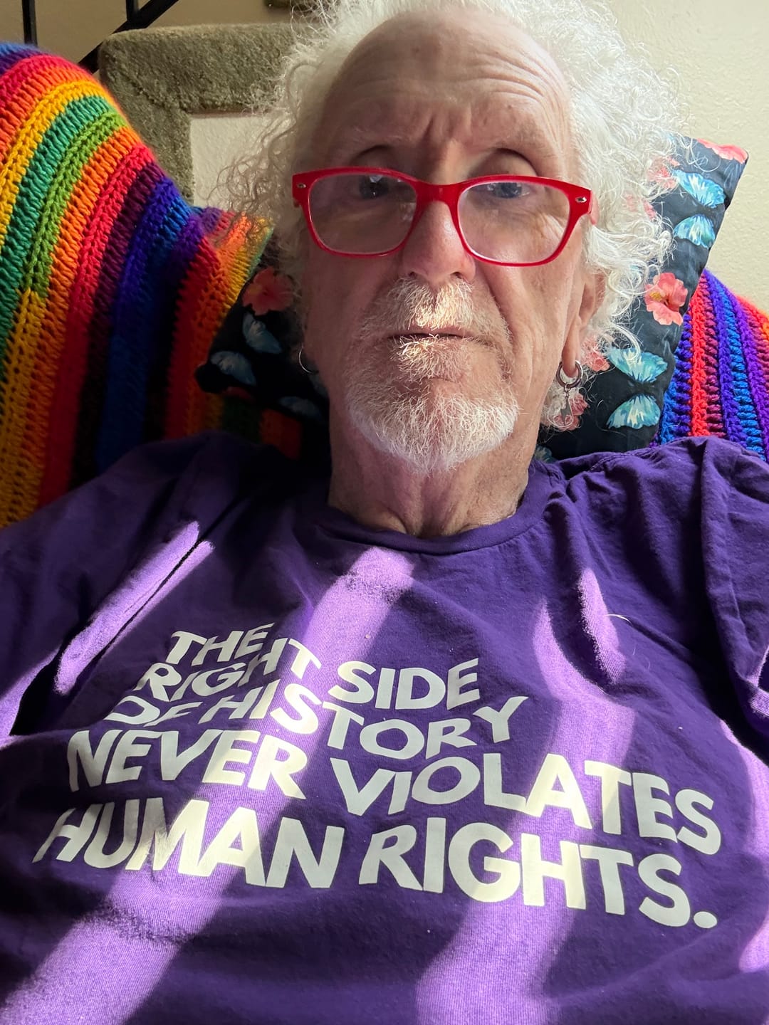 Customer photo review of Right Side of History Unisex T-shirt