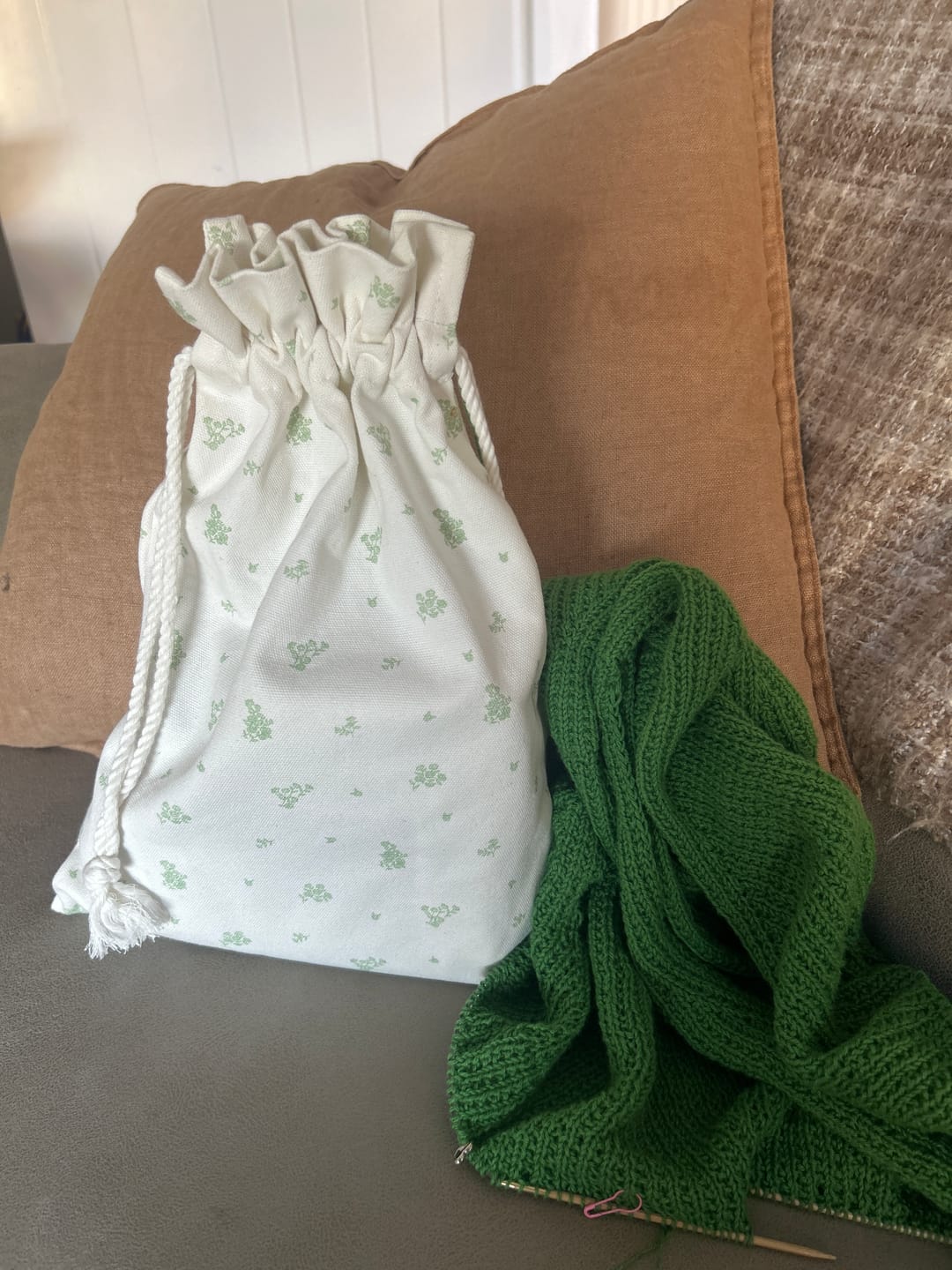 Customer photo review of Lush Meadow Yarn Bag