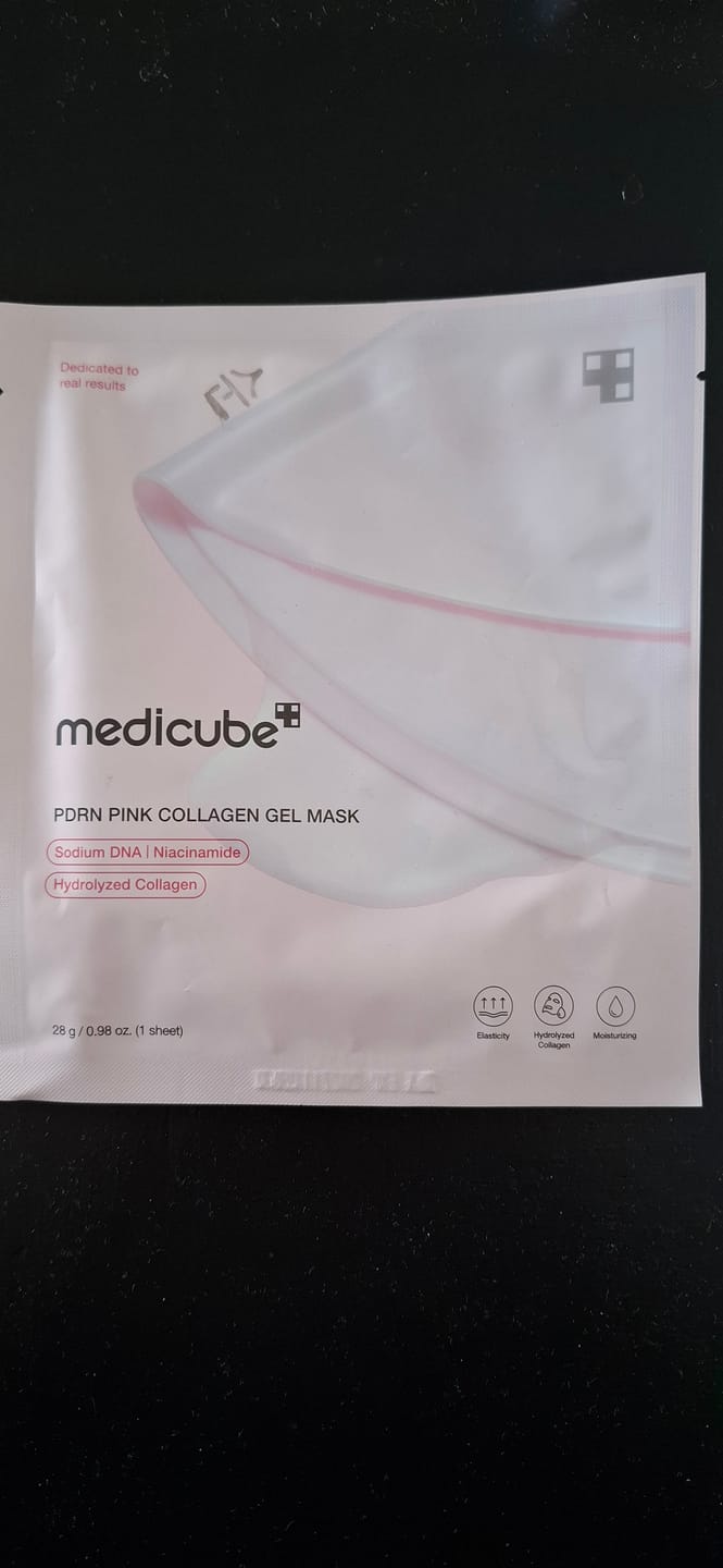 Customer photo review of Medicube - Masque en gel au collagène rose PDRN