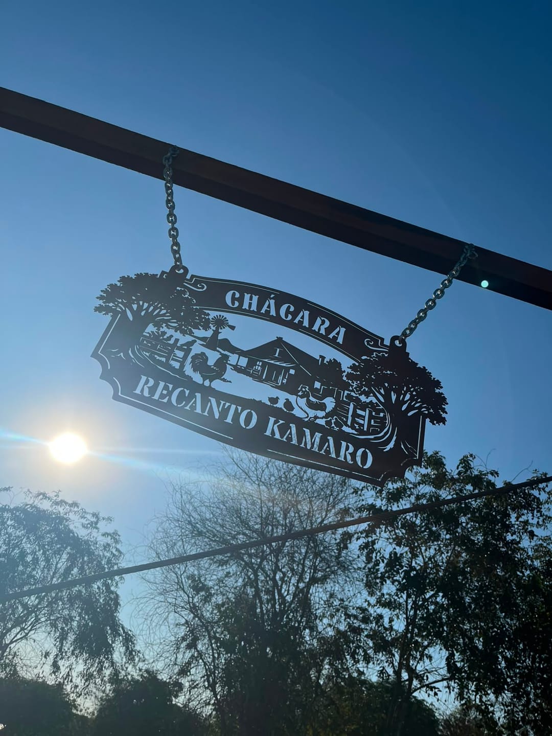 Customer photo review of Placa Rancho Paisagem