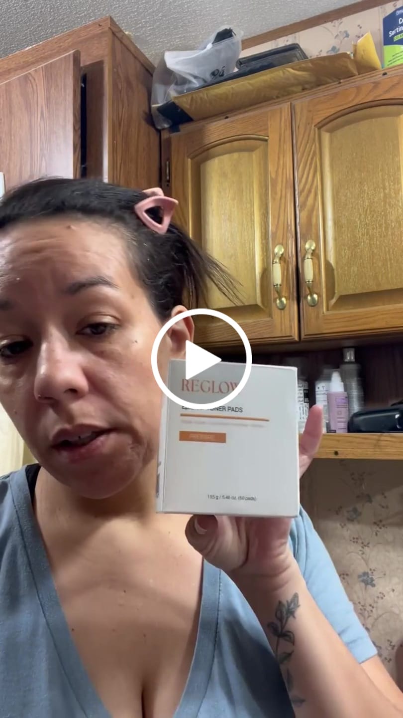 Customer video review of ReGlow EpiClear Toner Pads – Triple-Action Exfoliation (PHA + AHA + BHA) & Niacinamide