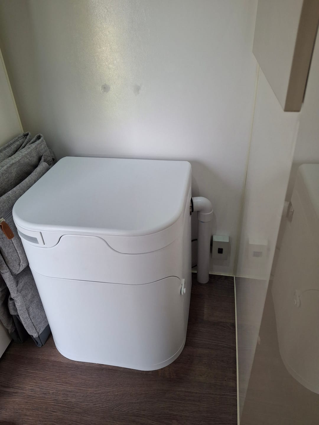 Customer photo review of OGO Origin Sleek Composting Toilet