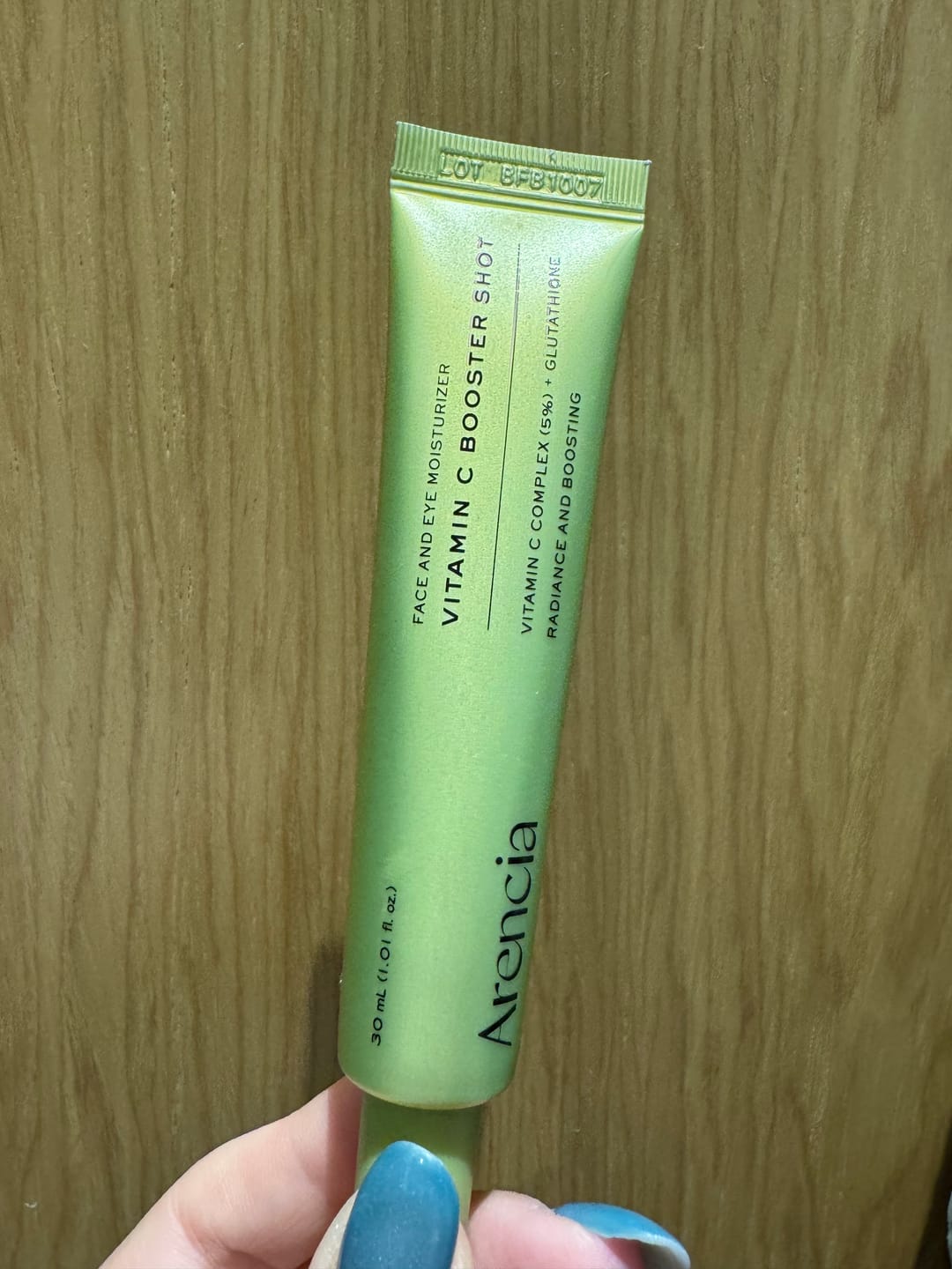 Customer photo review of Izgaismojošs C vitamīna serums Arencia Vitamin C Booster Shot