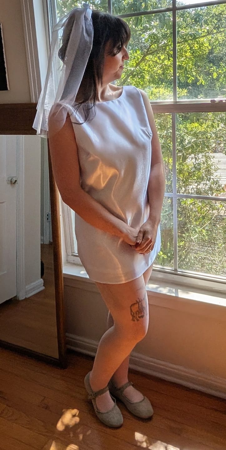 Customer photo review of Premium Essential White Pongee Lining