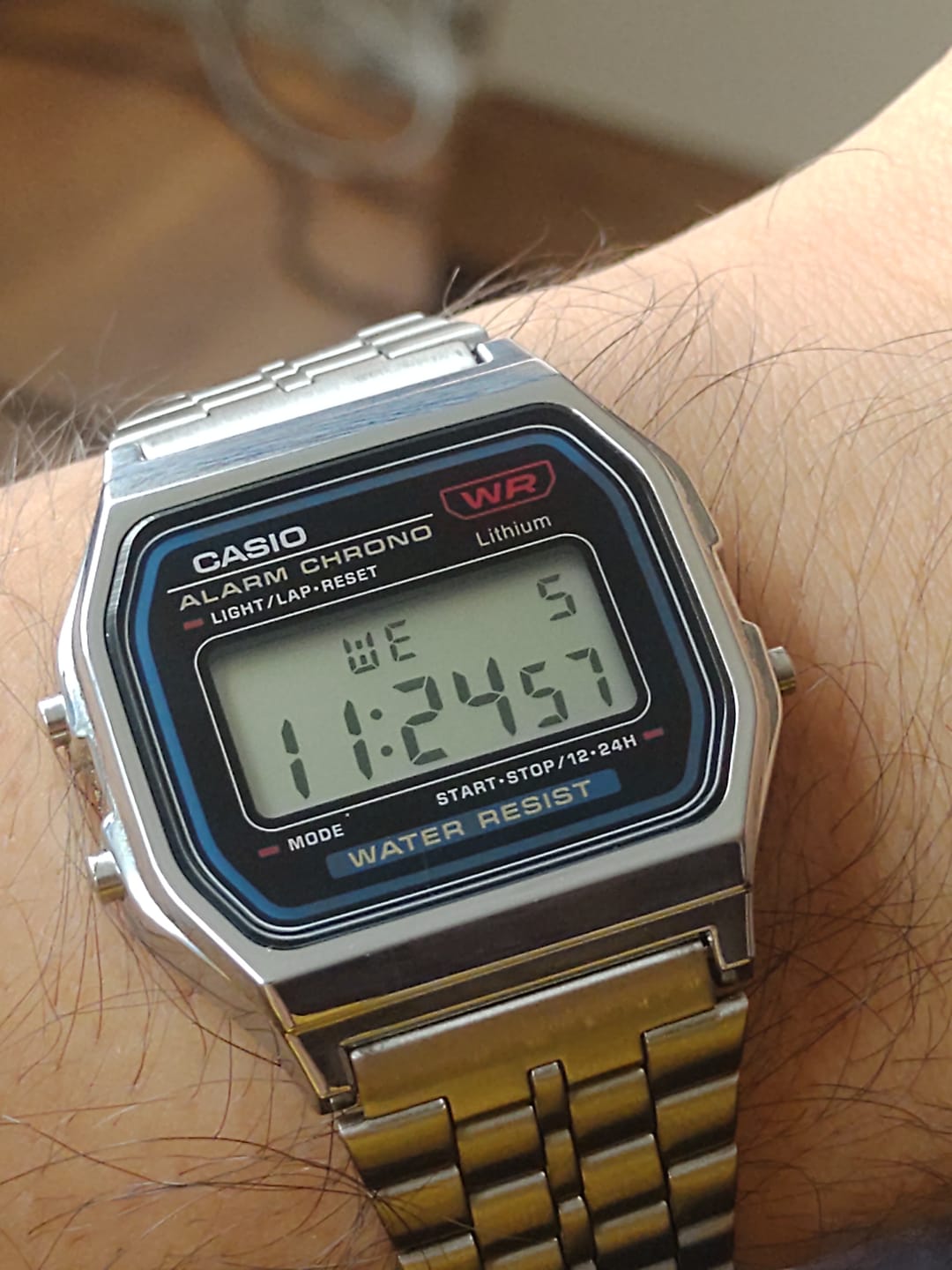 Customer photo review of Reloj Casio Vintage A159WA-N1DF Plateado MADE IN JAPAN