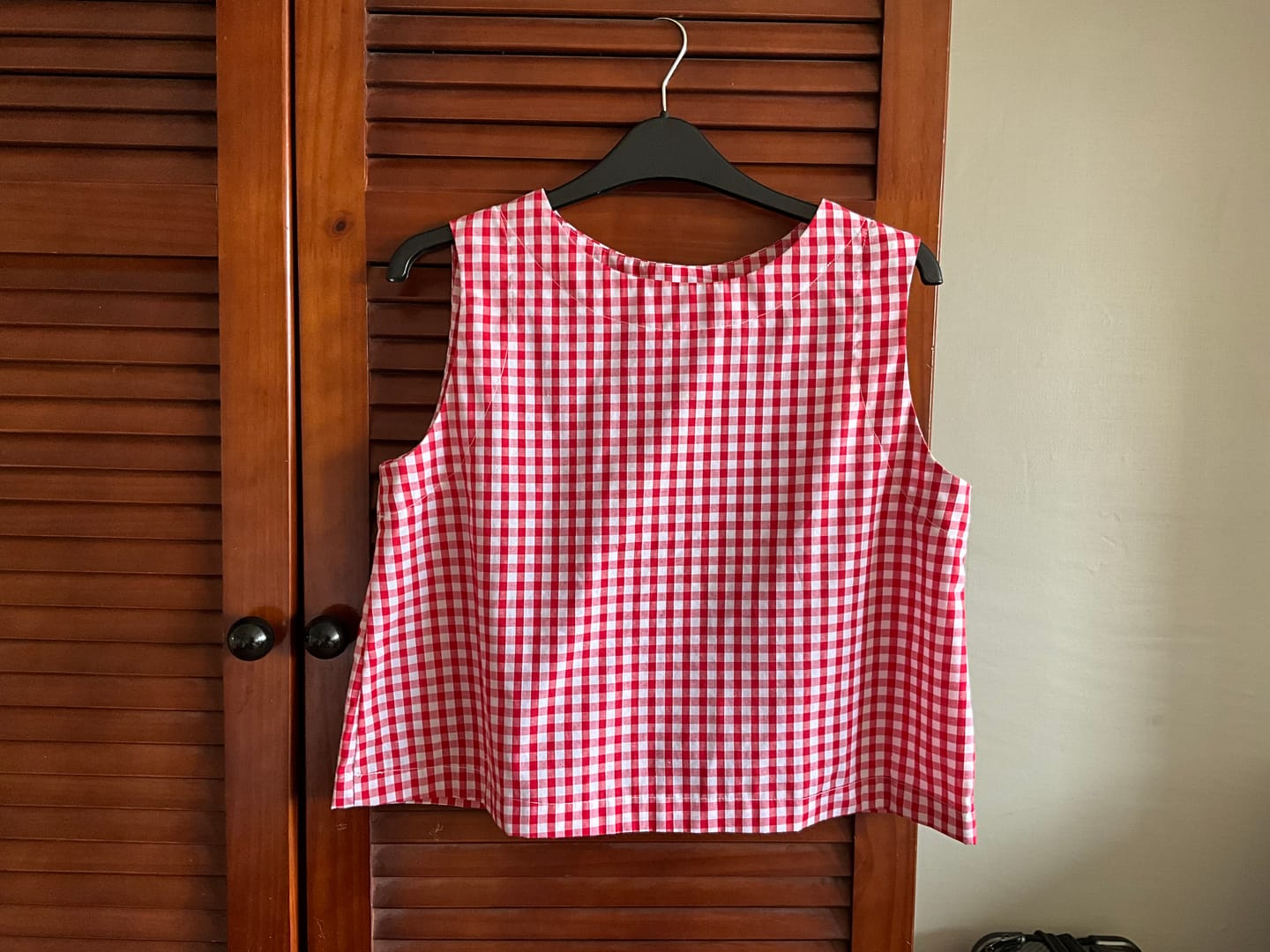 Customer photo review of 1/4 inch Gingham Polycotton Fabric