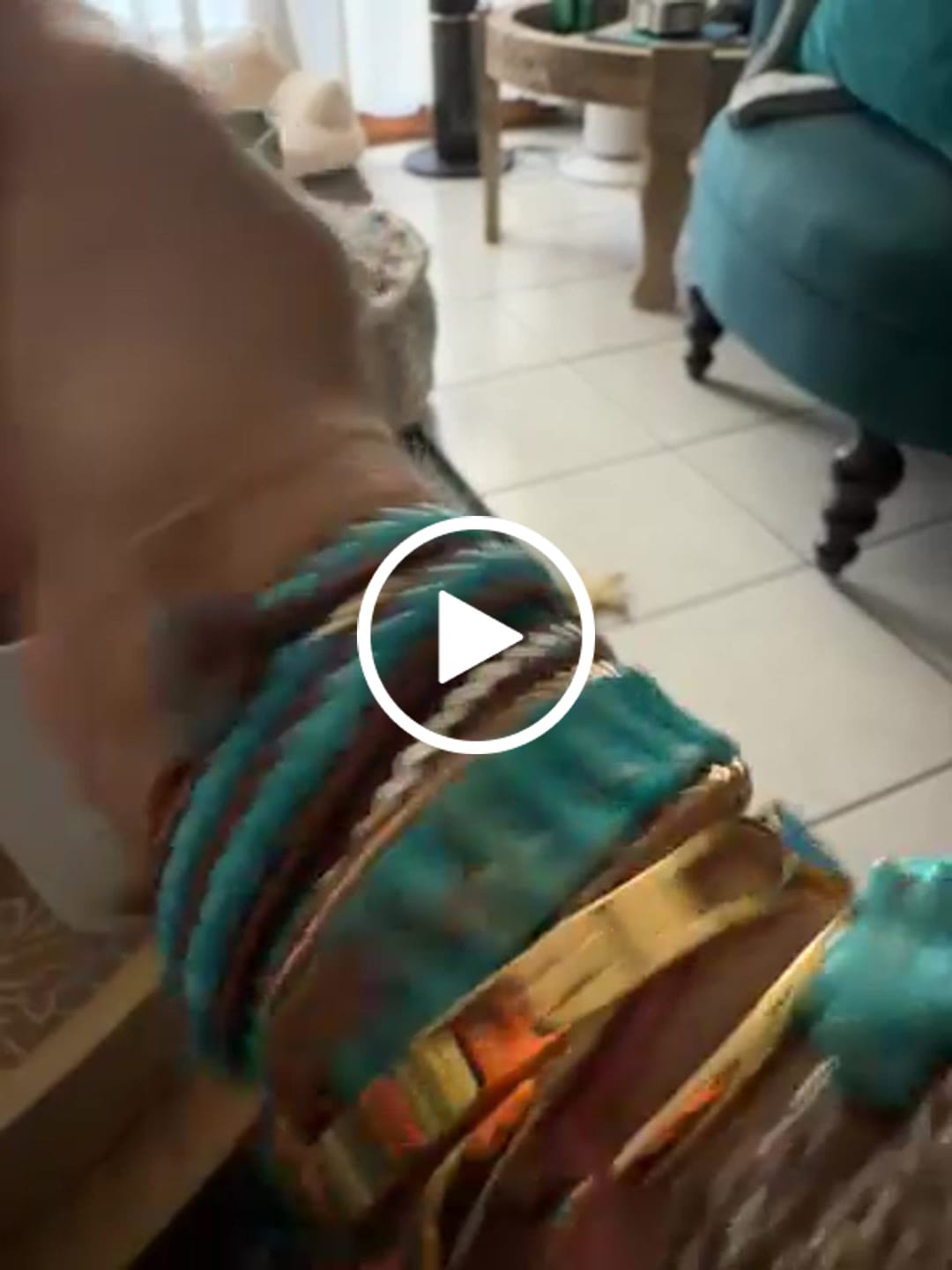 Customer video review of Natural Turquoise Spirit Bracelet