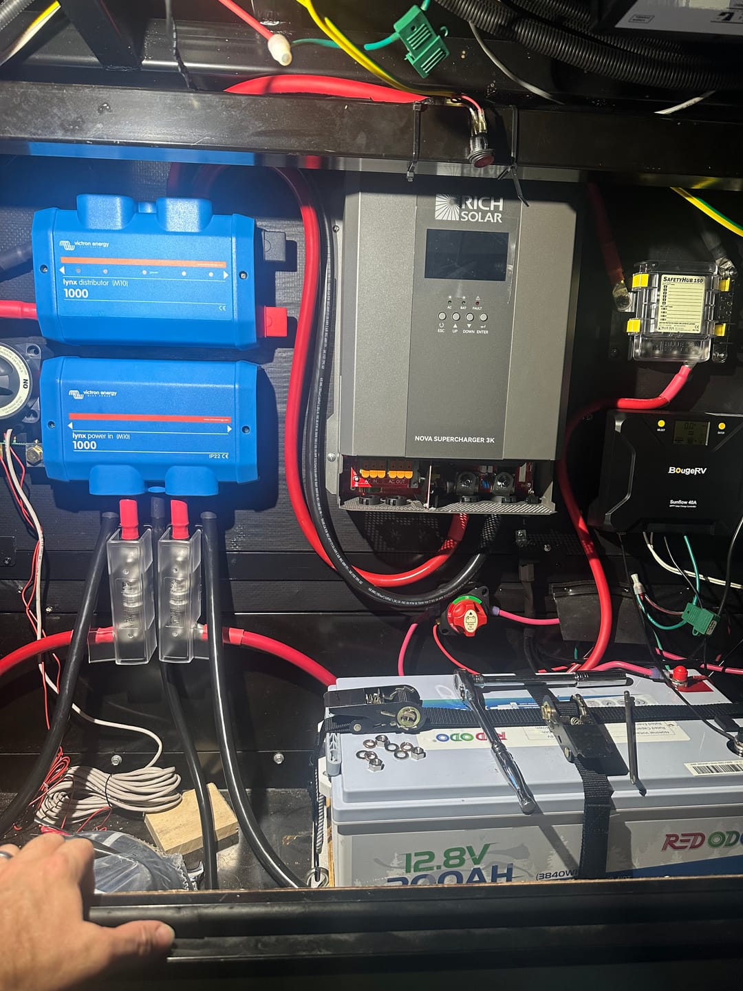 Customer photo review of Redodo 12V 300Ah Lithium LiFePO4 Battery | Replaces 6*12V 100Ah AGM Batteries | For RV, Marine, Home battery backup
