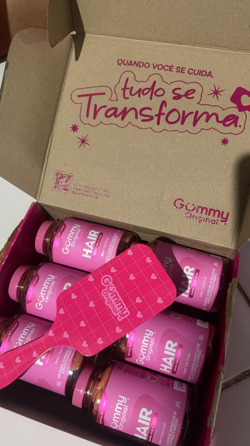 Customer photo review of 🎁 Escova Quadriculada Gummy® (100% off)