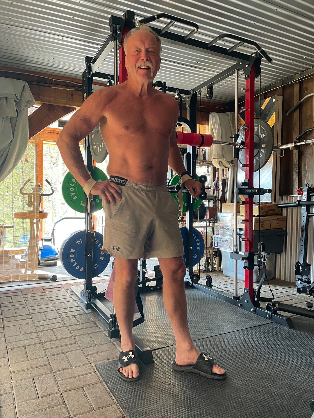Customer photo review of EVOLPOW M2A Brute All-in-One Smith Machine Home Gym